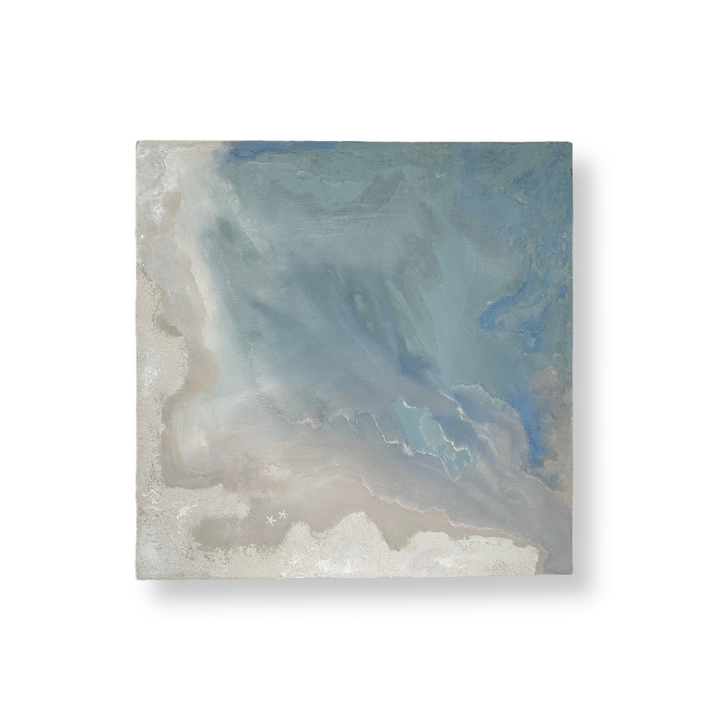 Honeymoon - Coastal Beach inspired abstract art - wall art - front view